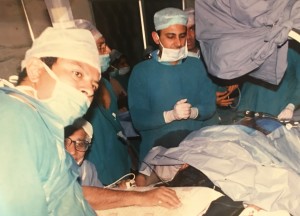 Dr. Gupta and Team in the OR